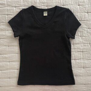JILL BABY TEE // Black // Flore Flore